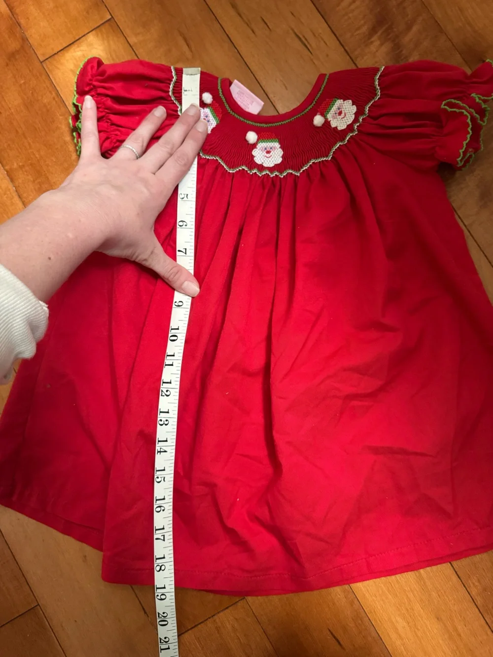 Smocked Santa Dress